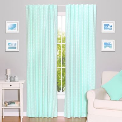 kids blackout curtains the peanut shell® arrows blackout window panel pair in mint ERHYTWC