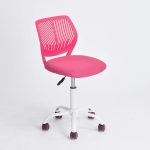 kids desk chairs amazon.com: pink office task adjustable desk chair mid back home children VZFBJFN