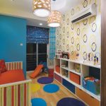 kids playroom ideas view in gallery colorful wallpaper idea for kidsu0027 playroom FGKNQVQ