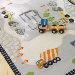 kids rug construction rug | pottery barn kids LAEMGAW