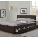 king size bed image is loading 4-drawers-leather-storage-bed-double-or-king- WMUYOKE