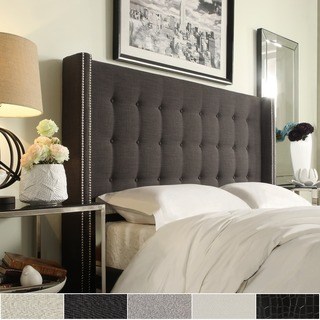 king size headboard marion nailhead wingback button tufted headboard by inspire q bold (more KTZXLHV