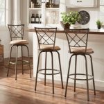 kitchen bar stools avalon quarter cross adjustable swivel high back kitchen stools (set of RQTDEEC