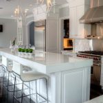 kitchen bar stools ... geometric décor view in gallery a very sleek and chic DGEXYQH