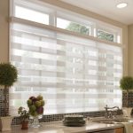 kitchen blinds sheer horizontal kitchen shades for wide windows BEBWEFF