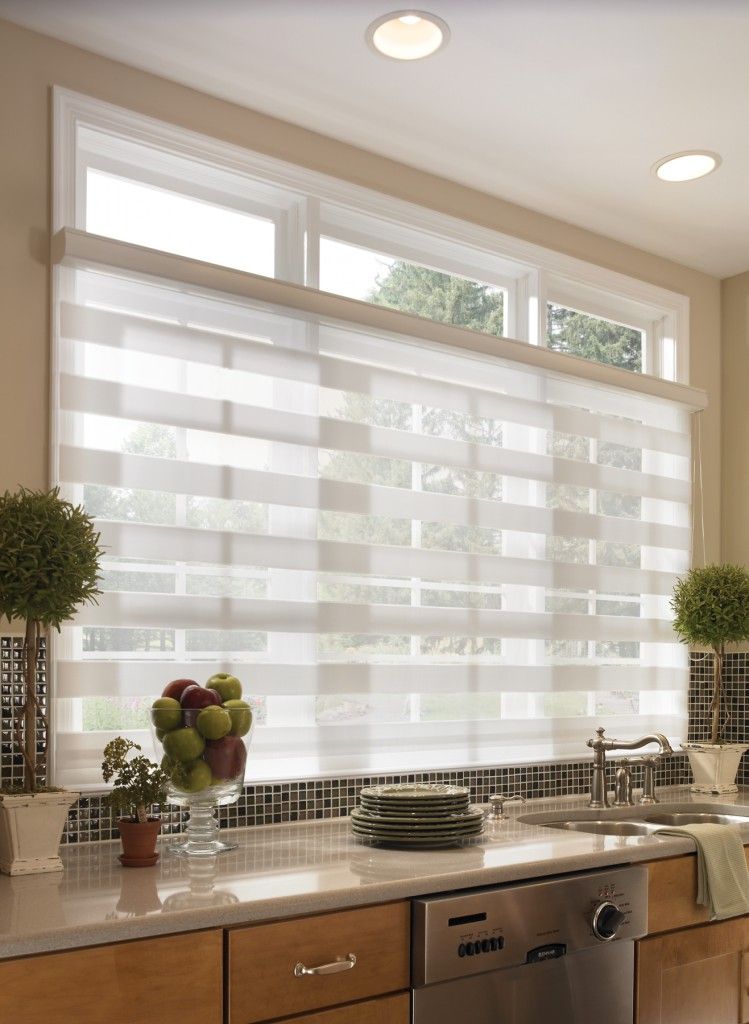 kitchen blinds sheer horizontal kitchen shades for wide windows BEBWEFF