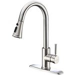 kitchen faucet kitchen faucets with pull down sprayer - kablle commercial single handle LZMWXGU