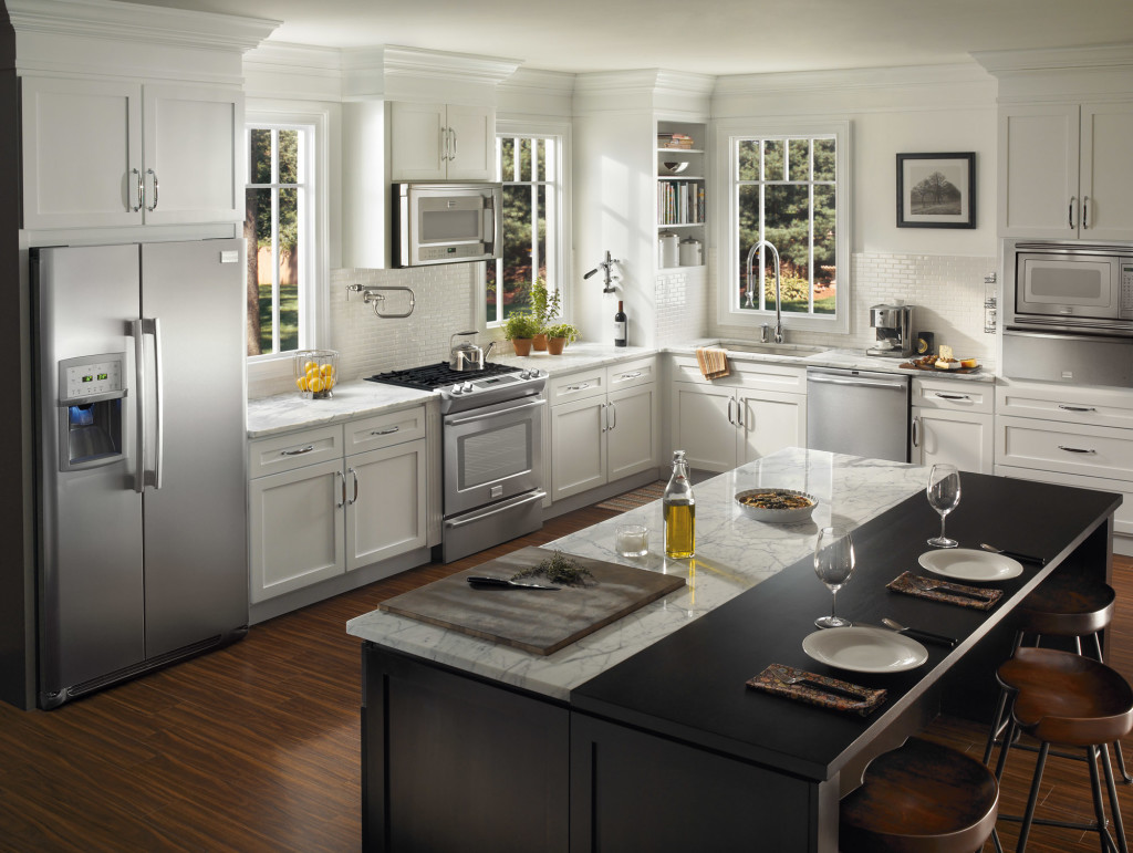 kitchen renovations modish-kitchen-renovation-ideas-with-black-and-white- OZWYAGO
