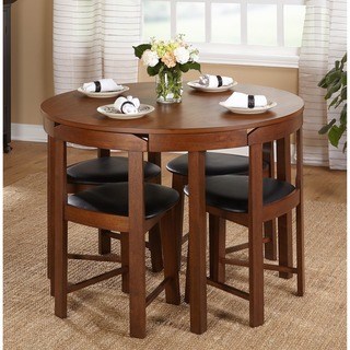 kitchen table and chairs simple living 5pc tobey compact dining set XWOGWZA