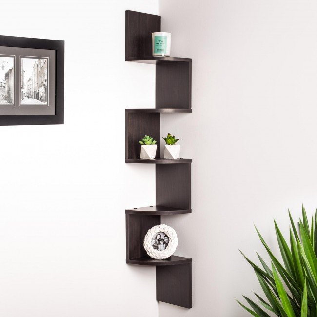 ksp nook corner wall shelf (espresso) KSRVVTK