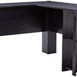 l shaped desk ameriwood home dakota l-shaped desk with bookshelves (black ebony ash) MWTDPVK