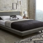 leather beds diaz grey faux leather bed frame | dreams PFSBJZJ