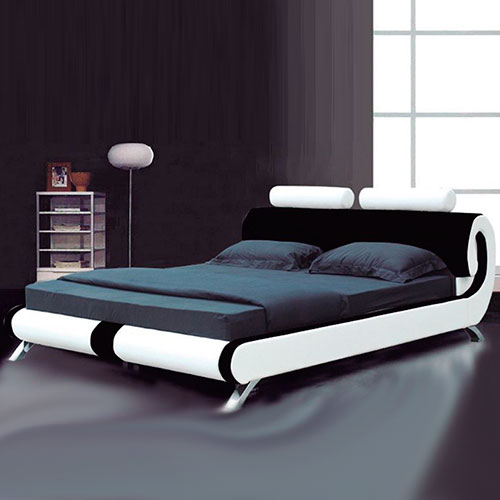 leather beds lyon modern leather bed-0 KHUKTRY
