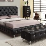 leather beds modern platform beds, master bedroom furniture EGWBAHG
