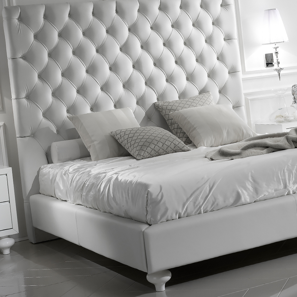 leather beds white italian luxury leather bed GWIVDDP