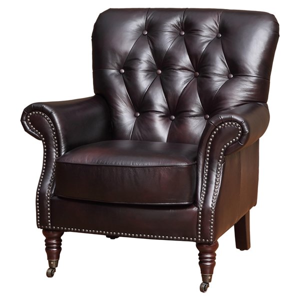 leather chairs youu0027ll love | wayfair TTNKXRQ