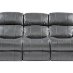 leather recliner sofa trevino smoke leather power reclining sofa - sofas (gray) GGQFPIH