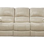 leather recliner sofa vercelli stone leather reclining sofa - reclining sofas (beige) QYPFIWN