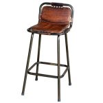 leather rustic bar stools 1 ZHNPJQA