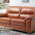 leather sofa bed dalmore large 2 seater sofabed brazil with leather look fabric TEDLXFM