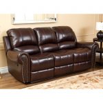 leather sofa set abbyson lexington dark burgundy italian leather reclining loveseat and sofa XWBPEOB