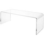 lucite coffee table clear acrylic coffee table, 3/4 LWGKLOB