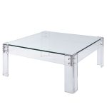 lucite coffee table ... wisteria disappearing coffee table ... UHFNTFS