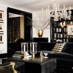 luxury gold and black furniture for modern interiors (14) black furniture STGZCFW