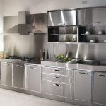 make your kitchen elegant and classy with stainless steel kitchen cabinets LZHKWJR
