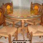 mexican furniture sol dining set - hacienda rustica JPRDEVY