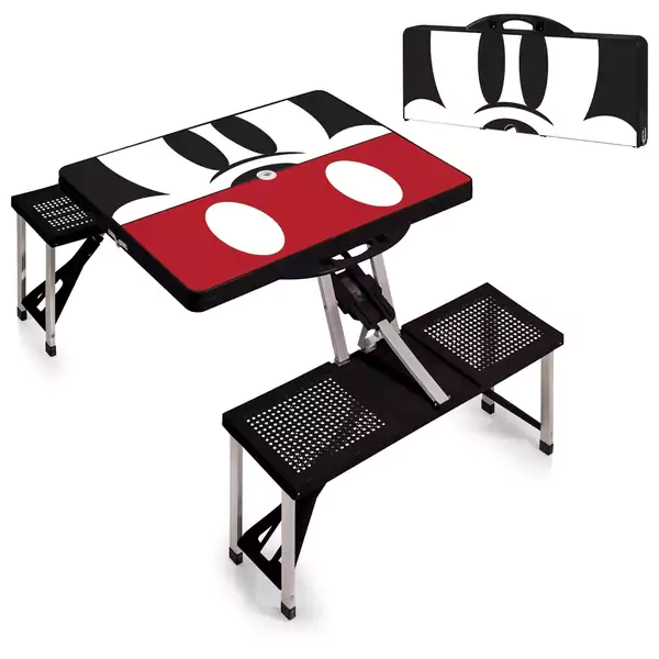 mickey mouse - picnic table sport portable folding table with seats AFPCTFW