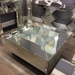 mirrored coffee table image is loading large-square-illusion-mirrored-coffee-table -silver-floating- TMJENGM