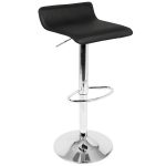 modern bar stools andrew adjustable black modern bar stool HTRDMHC