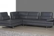 modern grey leather corner sofa KXYKQCU