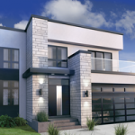 modern house design modern exterior - front elevation plan #25-4415 PDRNQPX