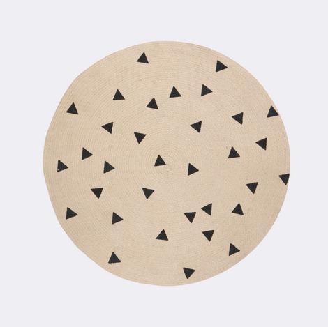 modern round rugs round jute rug by ferm living PYGETFV