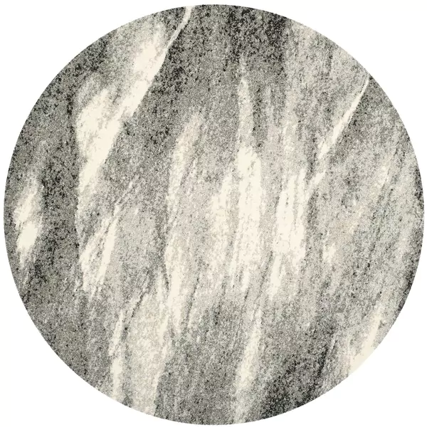 modern round rugs safavieh retro mid-century modern abstract grey/ ivory rug - 8u0026#x27; PJRFHRZ
