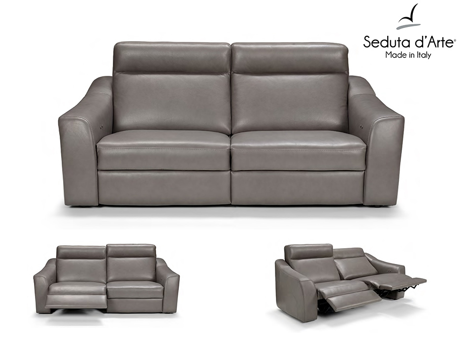 modern sofa recliner modern recliner sofa kelly by seduta du0027arte italy VEODUDO