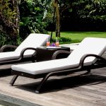 modern sun loungers luxury sky line design imperial sun lounger with woven frame NAUFUMY