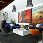 modern wall decor ideas dazzling living room art ideas 0 with eclectic artwork ZRIHKOF
