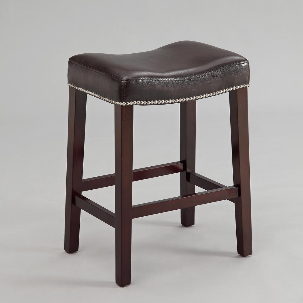 nadia espresso saddle stool (set of 2) FDCIQJN