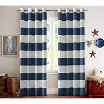 nautical curtains blackout thermal insulated curtains striped for living room noise reducing UZVJHCQ