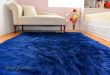 navy blue rug navy blue rich luxurious shaggy rectangle area rug nonslip WNIHRED