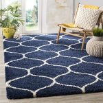 navy blue rug safavieh hudson shag collection sgh280c navy and ivory moroccan ogee plush PIJBZOR