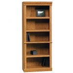 oak bookcase sauder orchard hills library, carolina oak YAGIVPA