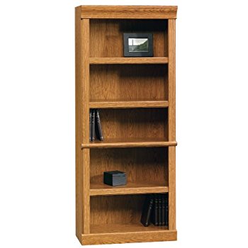 oak bookcase sauder orchard hills library, carolina oak YAGIVPA