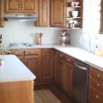 oak kitchen cabinets ideas to update oak kitchen or bathroom cabinets without paint. including SHGCVPI
