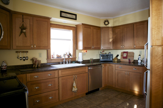 oak kitchen cabinets | shaker door style | cliqstudios contemporary-kitchen HHJWVWQ
