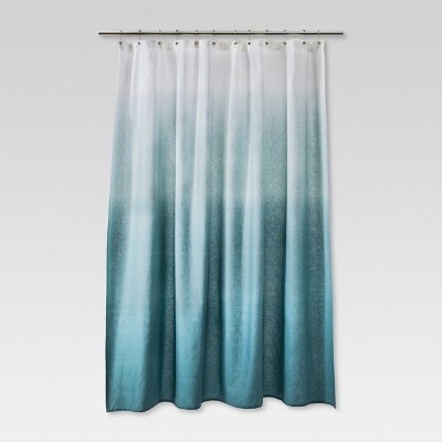 ombre shower curtain teal - threshold™ YWKDAFV