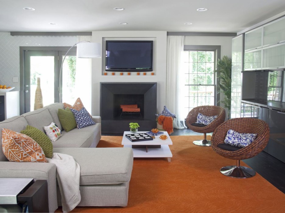 orange rugs for living room effective but simple living room makeover ideas : astounding living room ZLVVGUM